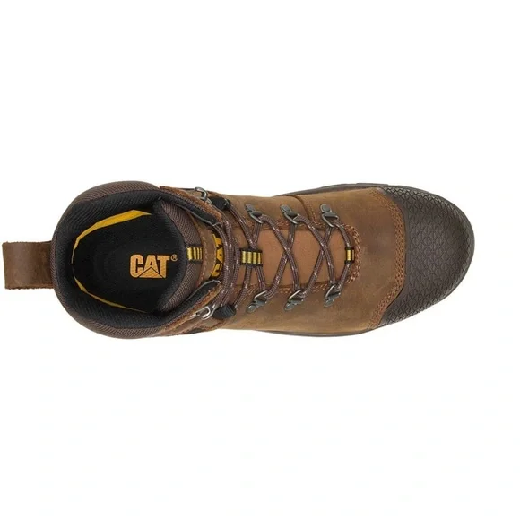 Caterpillar Men's Accomplice X Waterproof Steel Toe 6 Work Boots Brown Size 14